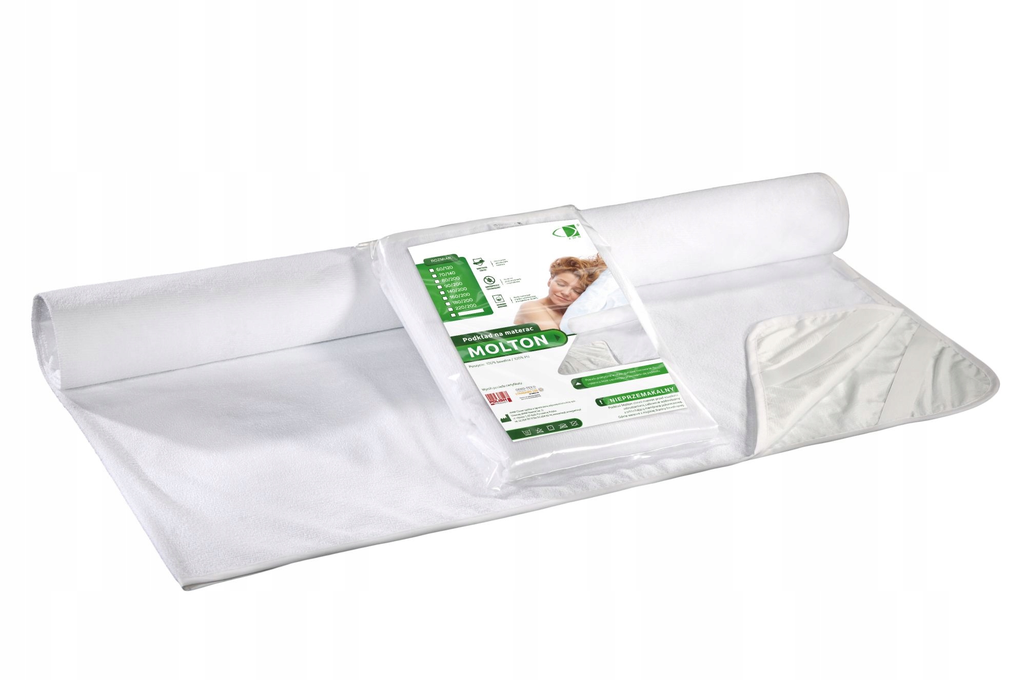 

Podkład na materac 60x120 Molton wodoodporny Amw
