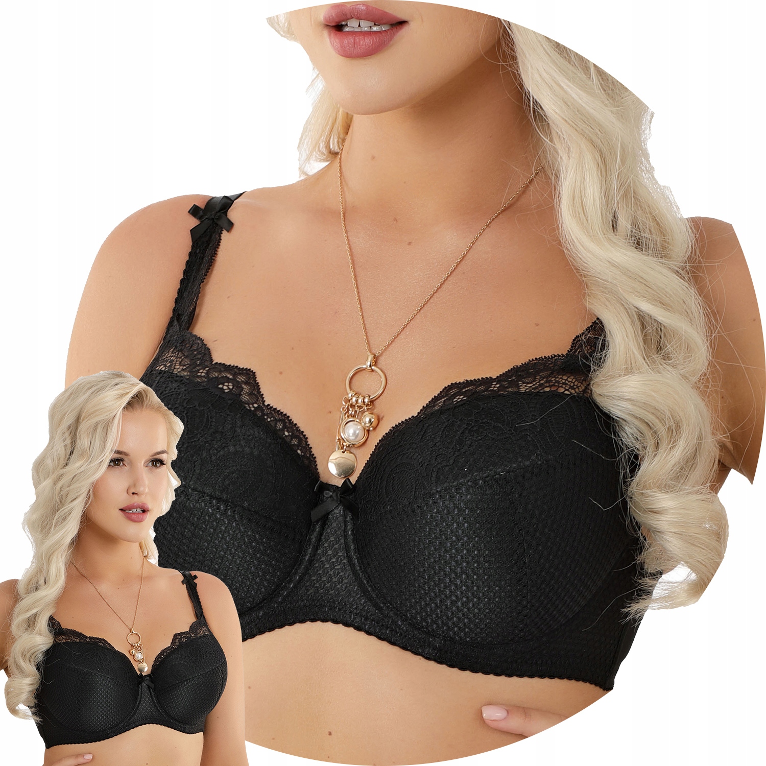 Nessa Abbi II N502 černá 70K Vyztužená podprsenka