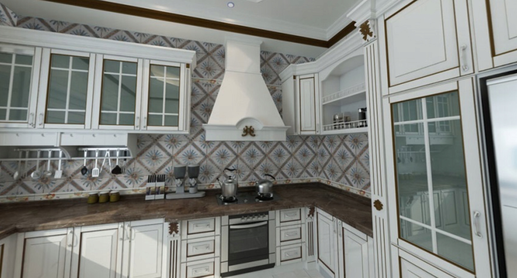 PATCHWORK FS MARRAKECH BLUE 45X45 PERONDA G. I Długość 45 cm