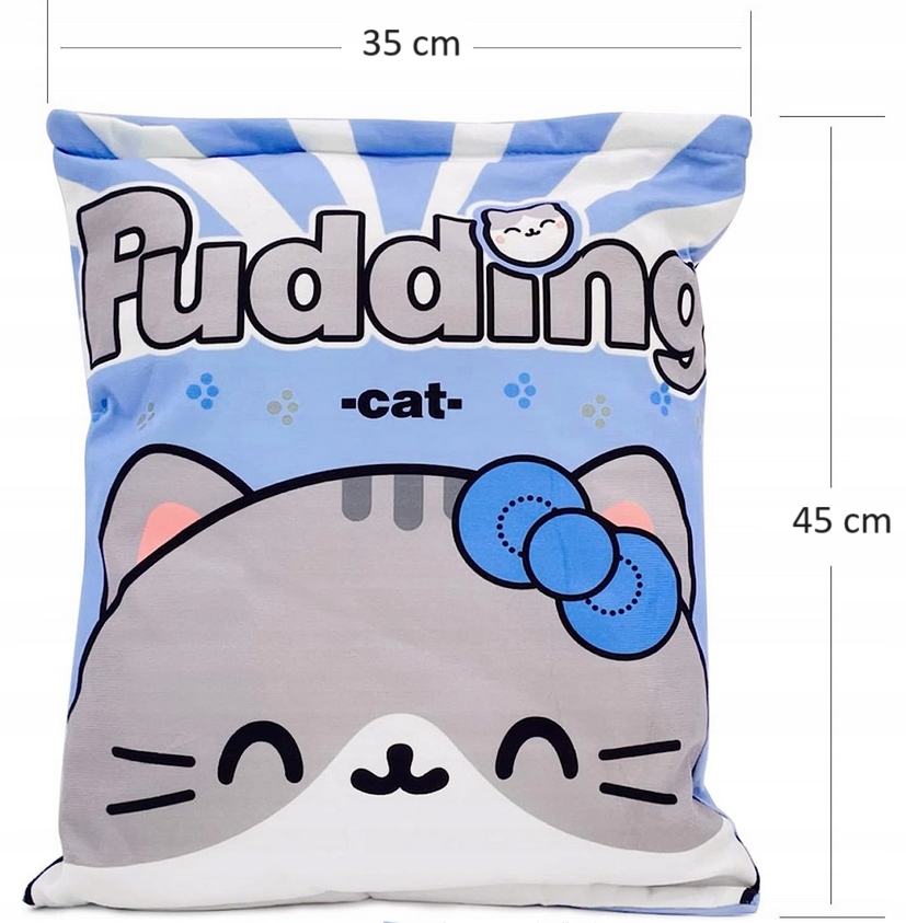 PODUSZKA PUDDING Z MASKOTKAMI DO RZUCANIAM KOT PRZYTULANKA PLUSZ EAN (GTIN) 5905756231447