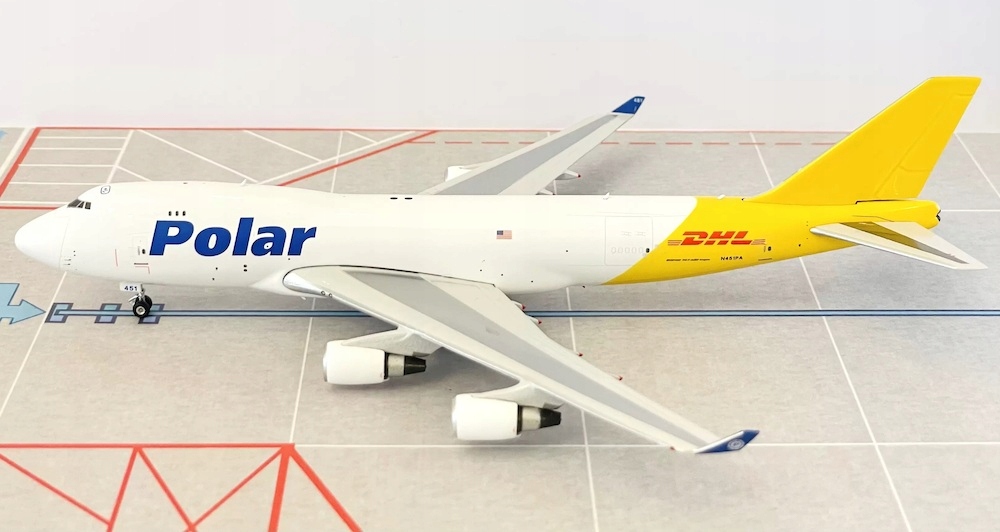 Model letadla Boeing 747-400 Polar Dhl 1:400