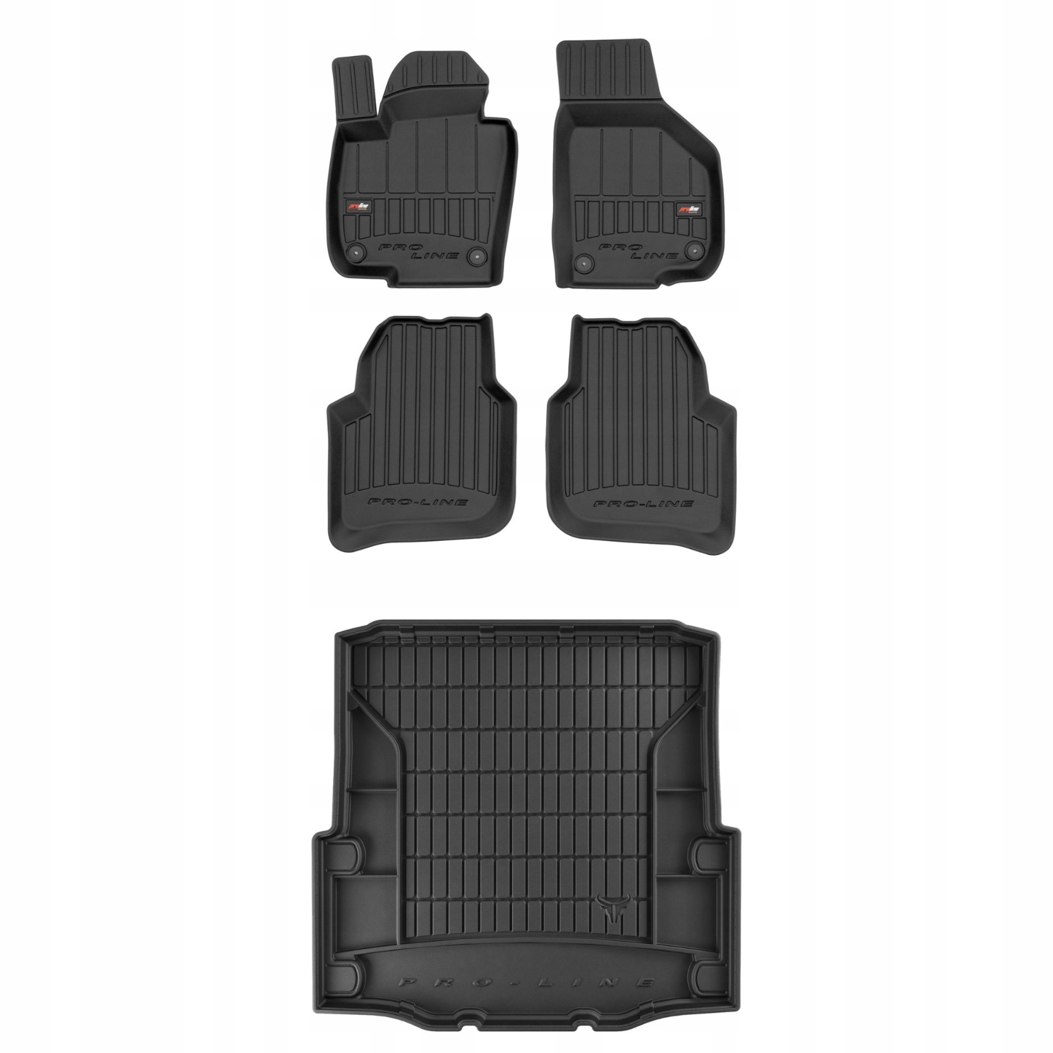 Sada gumových kobercov a rohoží pre Škoda Superb II 2008-2015