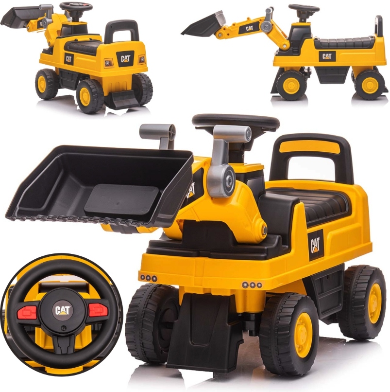 Pojazd Cat Loader Ładowarka Kopara Interaktywny Samochód Budowlany Żółty