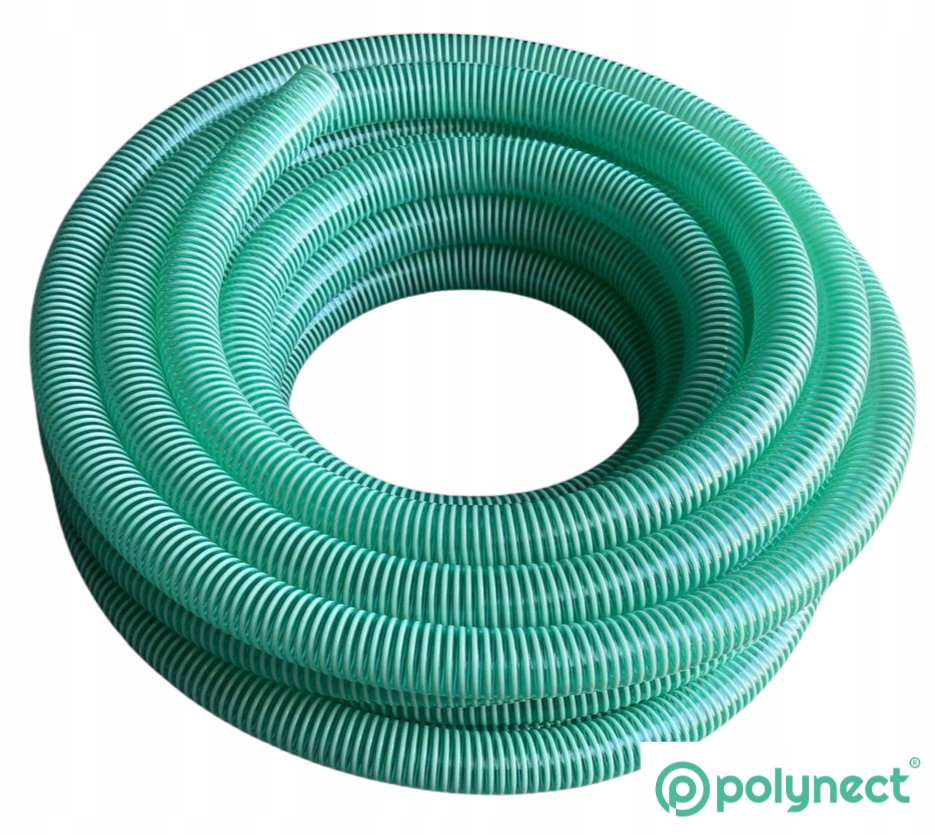Pvc Sací Hadice Vyztužená Agro Pro Vodu, Šampon Motopompy Dn 50 mm 2" 30 m