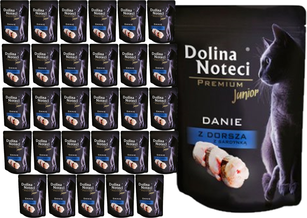 Levně Krmivo pro koťata Dolina Noteci Premium Junior Krůta 30x85 g Bez Obilovin