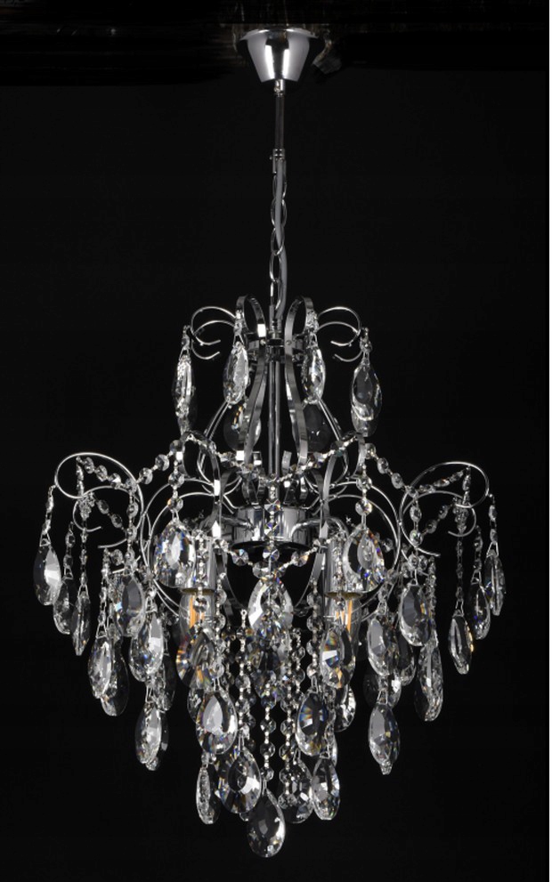 Fenoménní osvětlení W-e 1341/4, blikající krystaly pro jídelnu a obývací pokoj