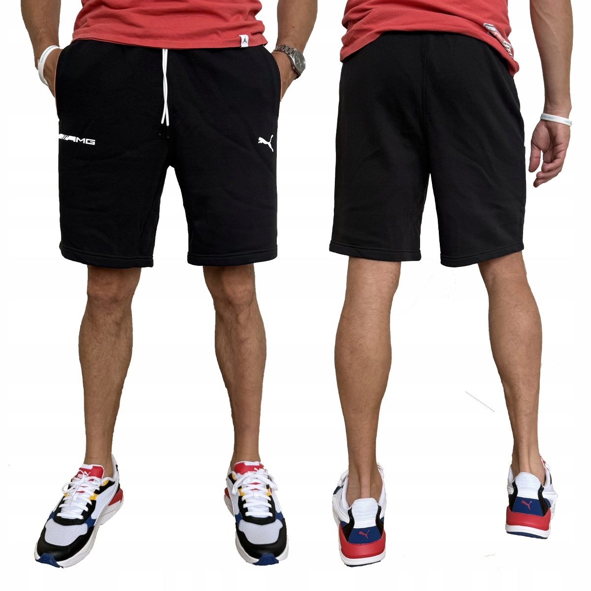 Kraťasy pánské šortky Puma Mercedes Amg vel. L, pohodlné bavlněné