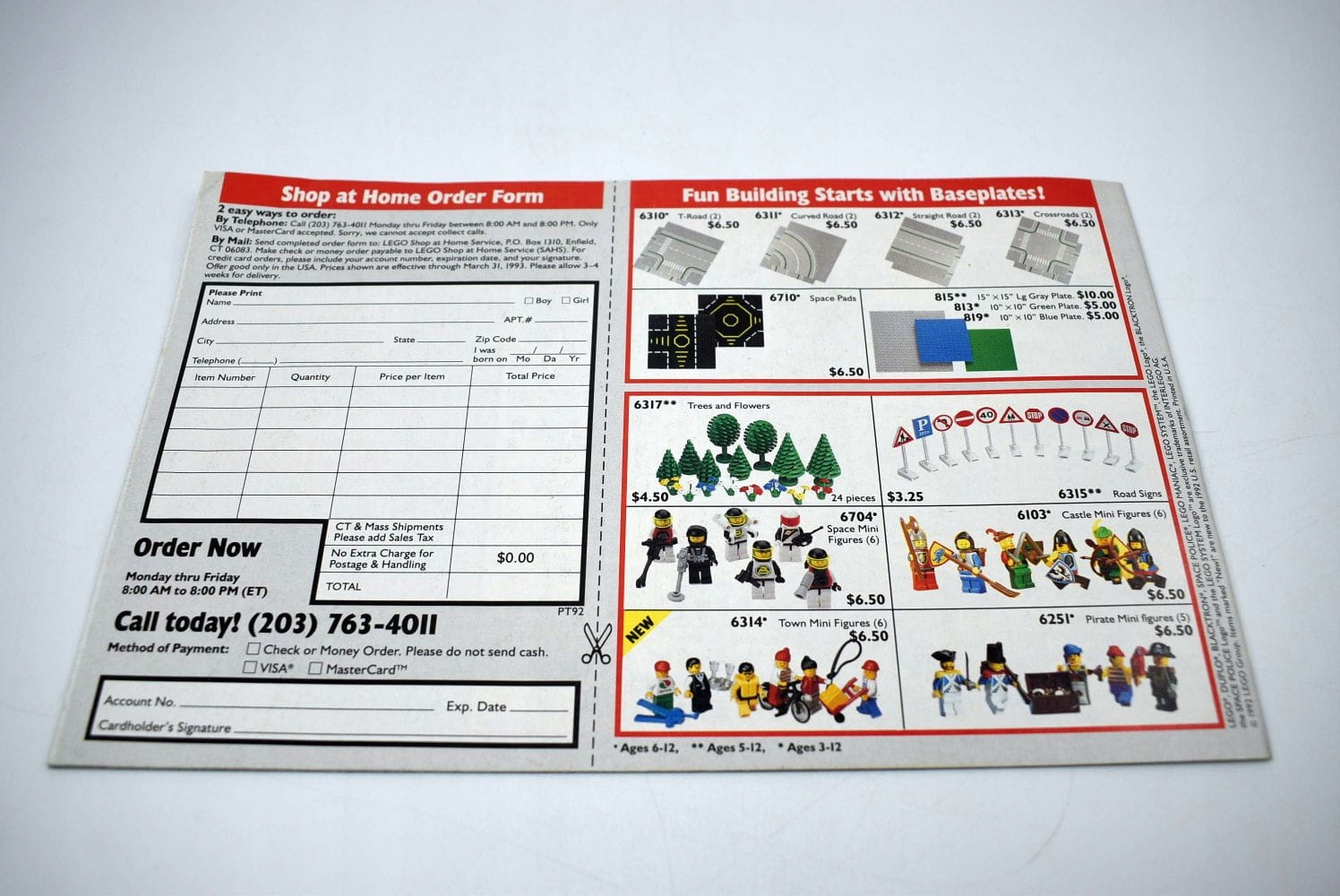 LEGO Katalog [1992] [US] amerykański UNIKAT b.dobry stan Marka LEGO