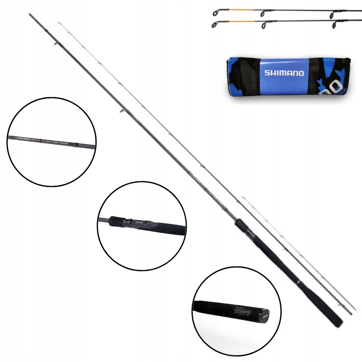 Wędka Shimano Aero X1A Carp Feeder 3,35m 70g Gratis!!