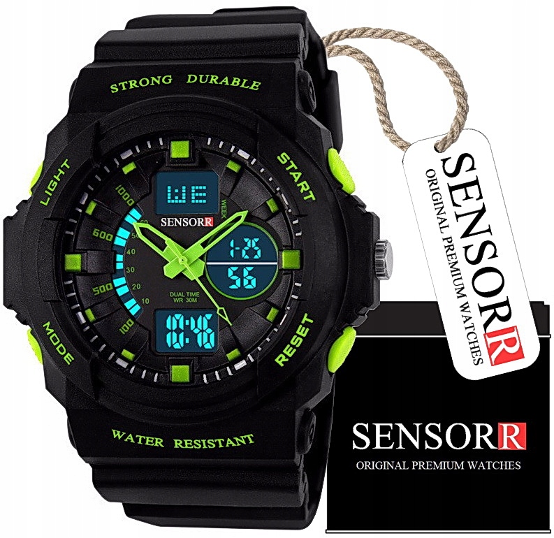 Dětské Vojenské Hodinky Pro Chlapce Odolný Proti Otřesům Voděodolné Sensorr