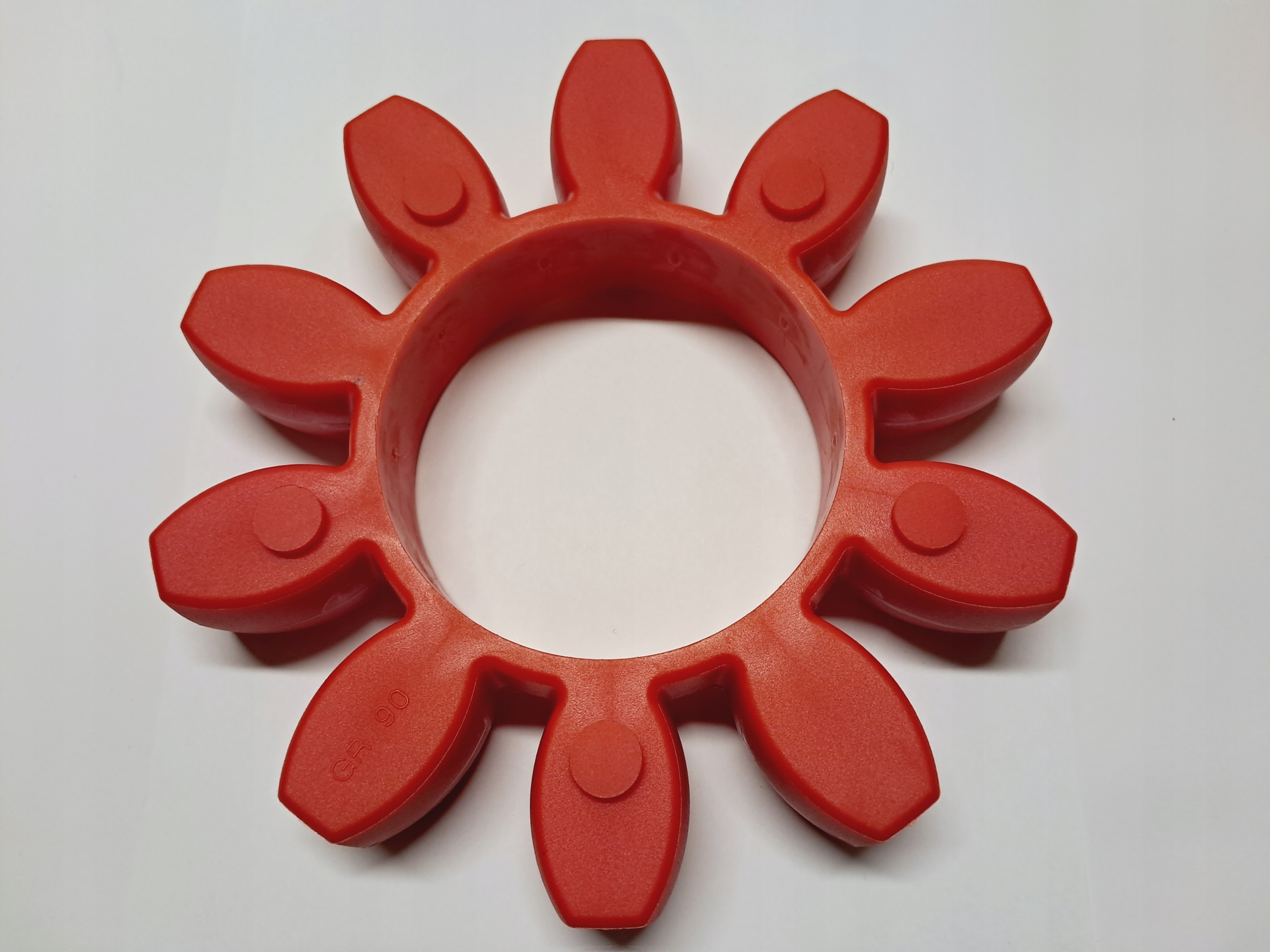 Čelisťová spojka 90-100 spojková vložka červená fi200 98ShA