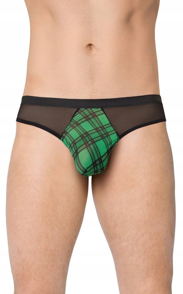 

Stringi Męskie Soft Line 4524 - Zielona Krata M/L