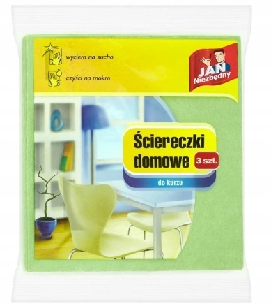 

Jan Niezbędny Ściereczki domowe do kurzu, 3 sztuki