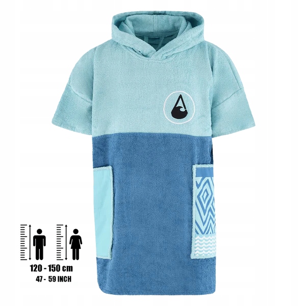 WAVE HAVAII Poncho dziecięce Maxi, bawełna/bambus