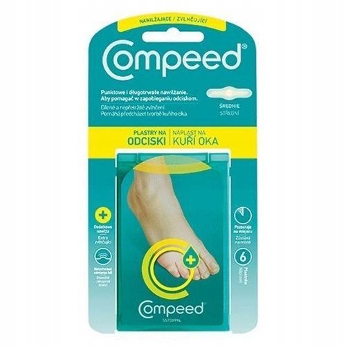 

Compeed plastry pęcherze odciski Nawilżające 6szt