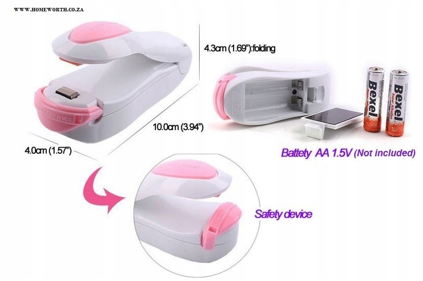 ZGRZEWARKA DO FOLII BEZPRZEWODOWA RĘCZNA MINI CHIPSÓW PRZYPRAW Z MAGNESEM Model 230406120