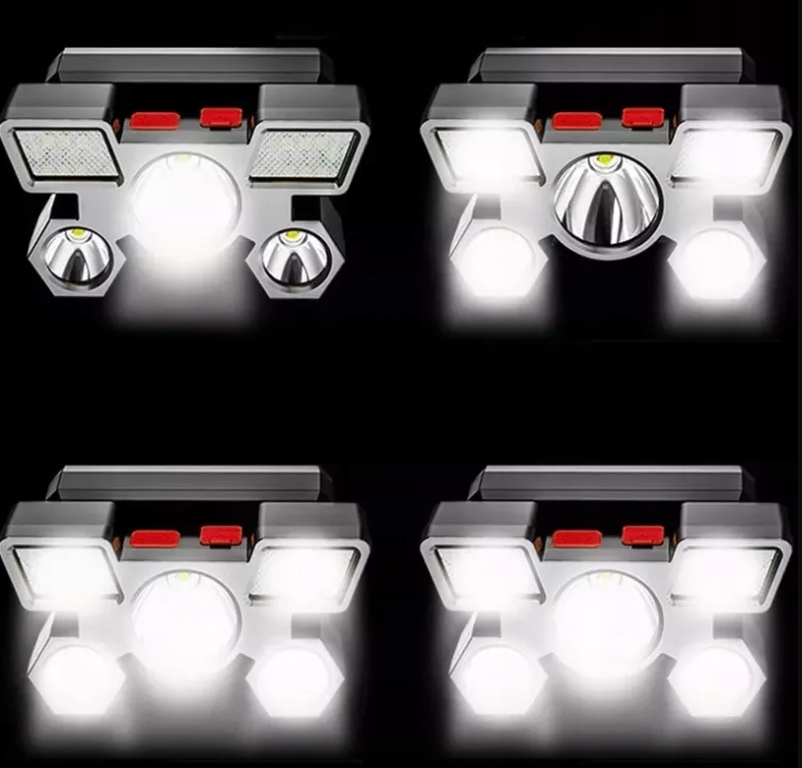 Latarka Czołowa Led Reflektor Czołówka 9Xled EAN (GTIN) 5904316198244