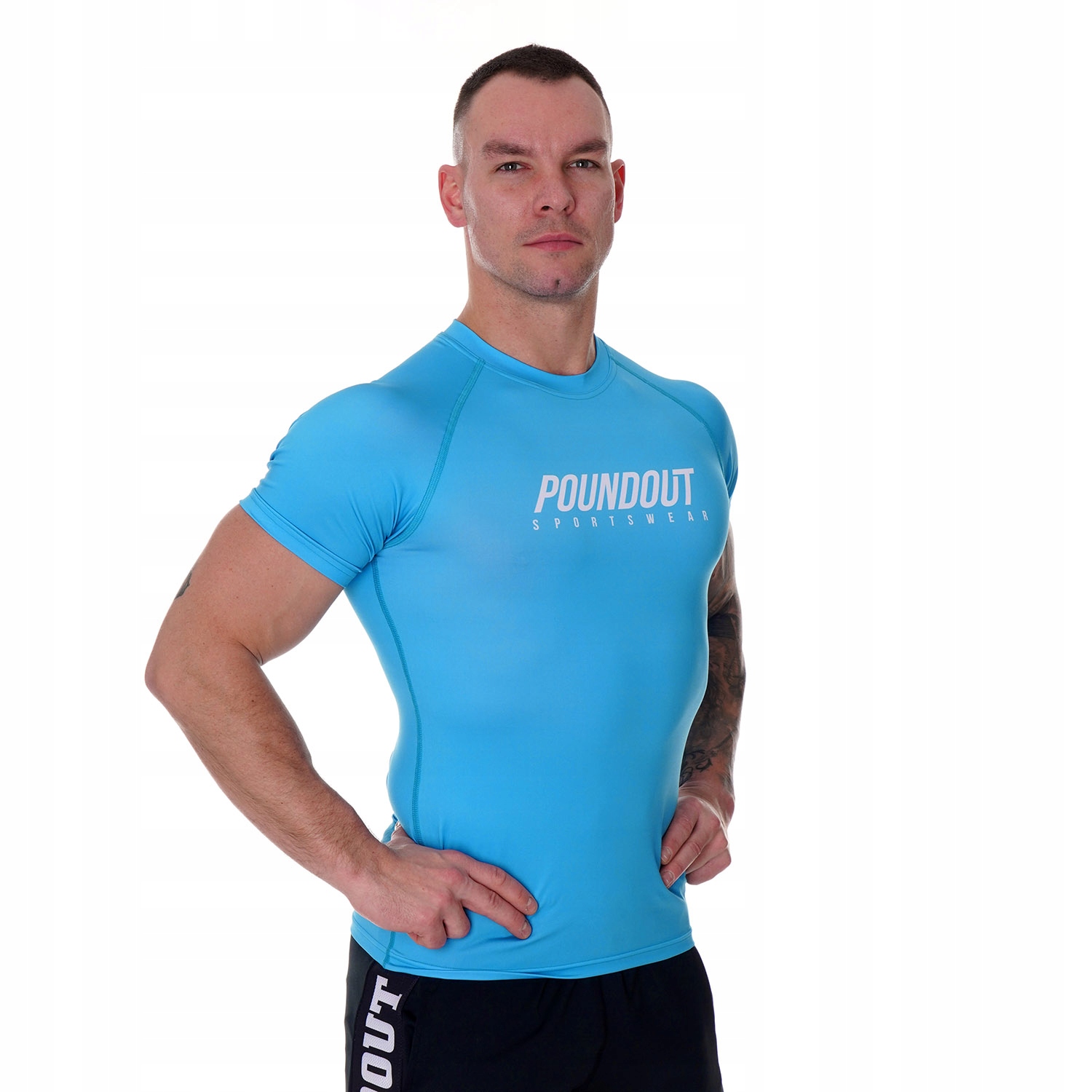 Rashguard męski ALLEGRO sub-skin tech. turkusowy XXXL Kod producenta P1