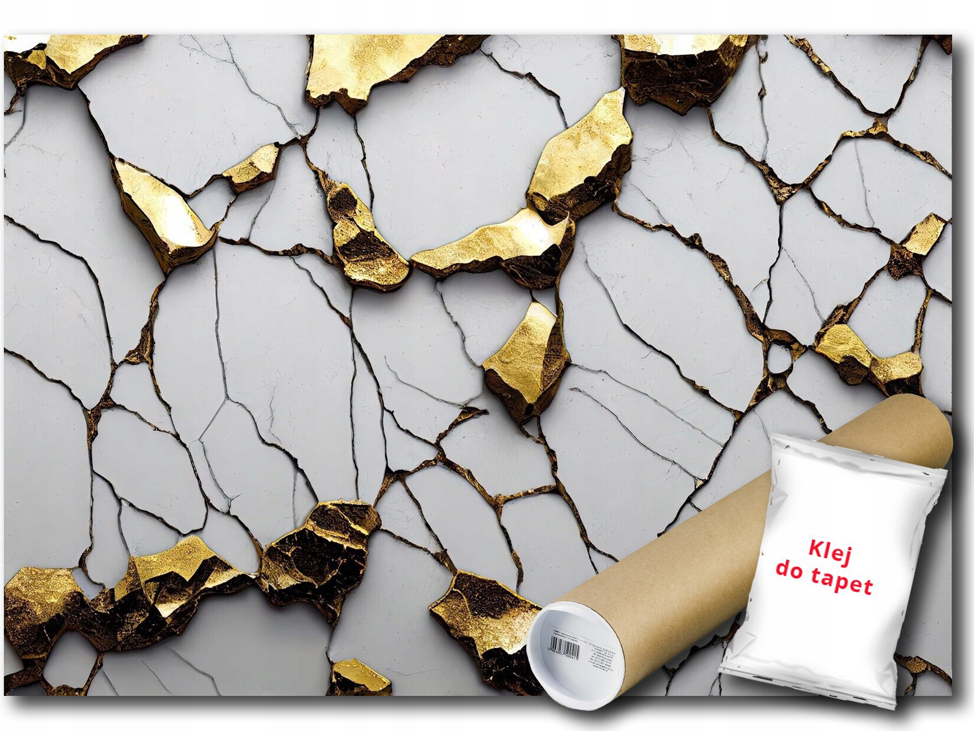 Fototapeta Flizelina Kámen Zlato Mramor 254x184