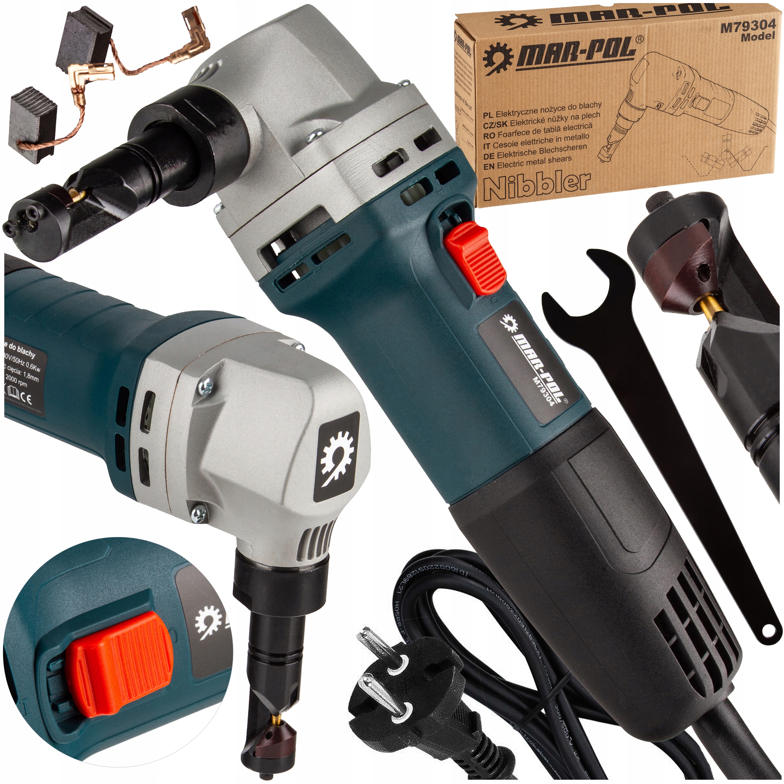 Elektrické Nůžky Na Řezání Plechu, Obrábění Kovu, Skákací Razítko Mar-pol