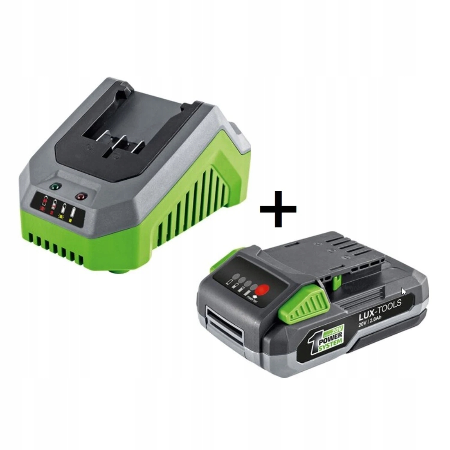 LUX-Tools Zestaw startowy - akumulator 20V 2Ah + ładowarka Marka LUX-TOOLS