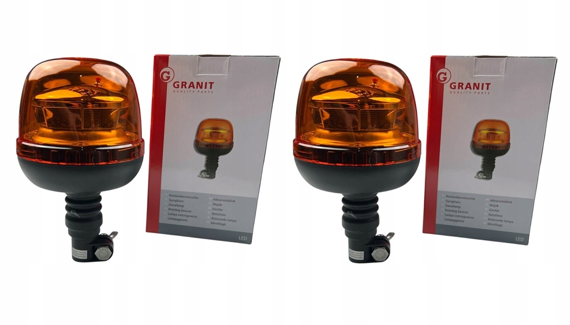 2× Granit 7070010410 lampa ostrzegawcza LED