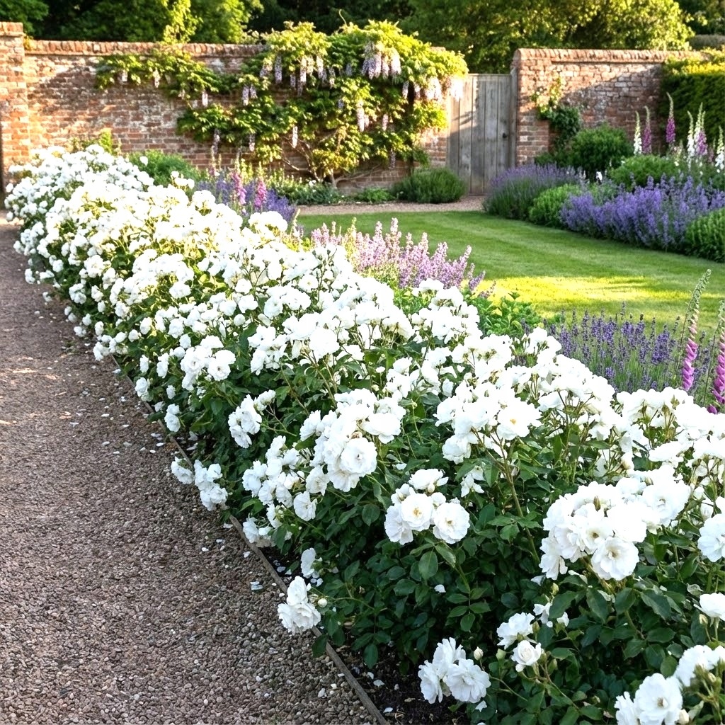RÓŻA OKRYWOWA BIAŁA w donicy