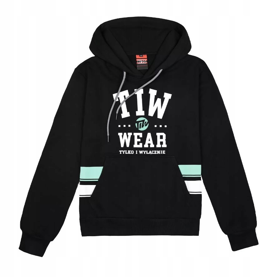 TIW TYLKO I WYŁĄCZNIE TPS BLUZA TIW LINE BLACK / XXL / 2XL