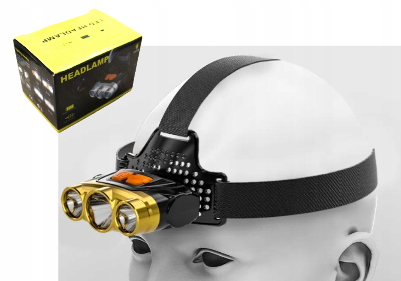 LATARKA NA GŁOWĘ CZOŁÓWKA LED USB Kod producenta 589