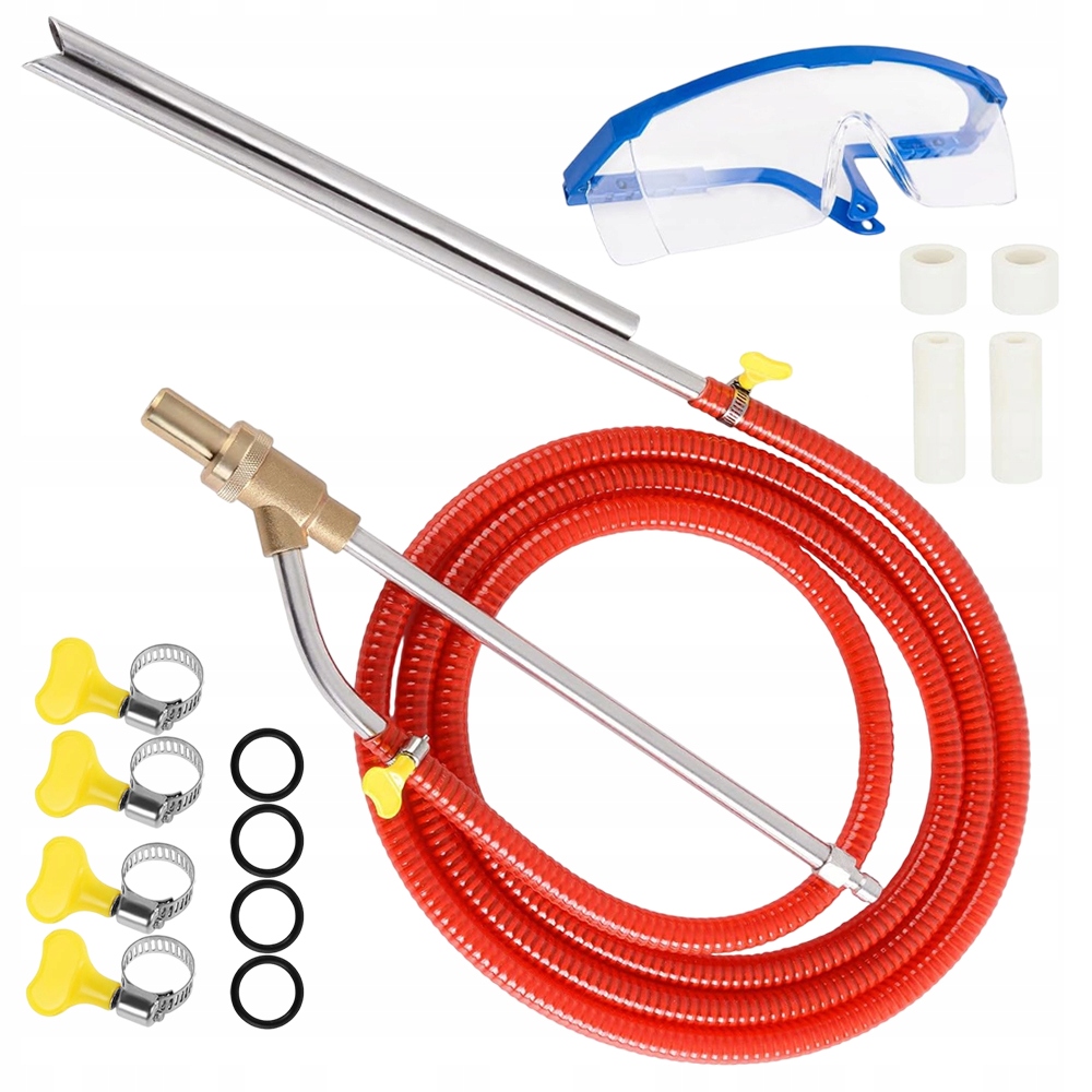 Sada Na Pískování Pro Čističku 1/4" univerzální Za Mokra Hadice Brýle Trysky