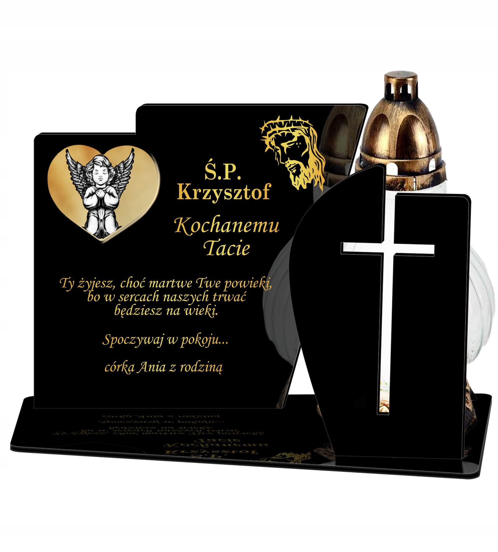 

Statuetka Na Grób Nagrobek Pod Znicz Na Cmentarz
