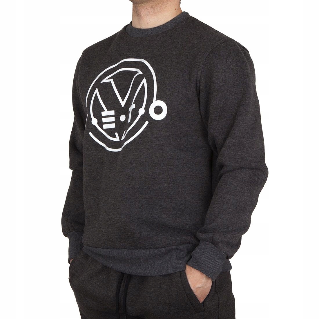 

Bluza bez kaptura Chillout x Veto szara prosta M