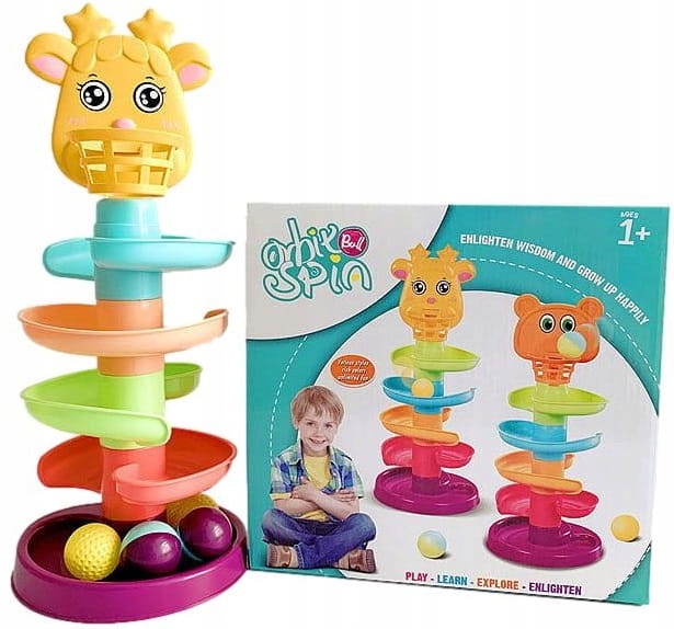 

Wieża Kuleczkowa Piramidka Układanka Edukacyjna