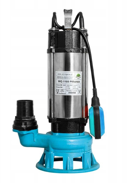 Pompa Zatapialna Zanurzeniowa Z Rozdrabniaczem Wq 1500 Pirania Do Szamba