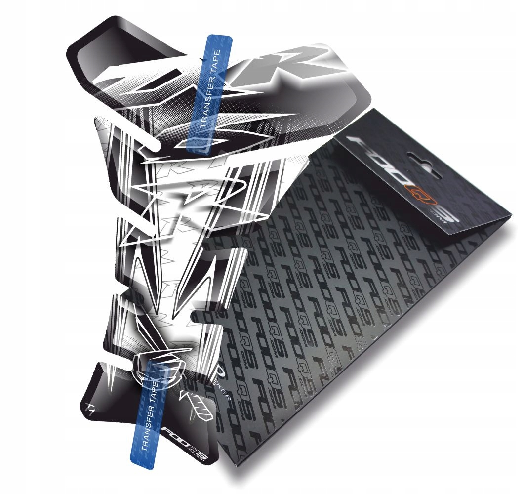 Tank-pad od firmy Fooqs pro Kawasaki ZX-6-R Bílý