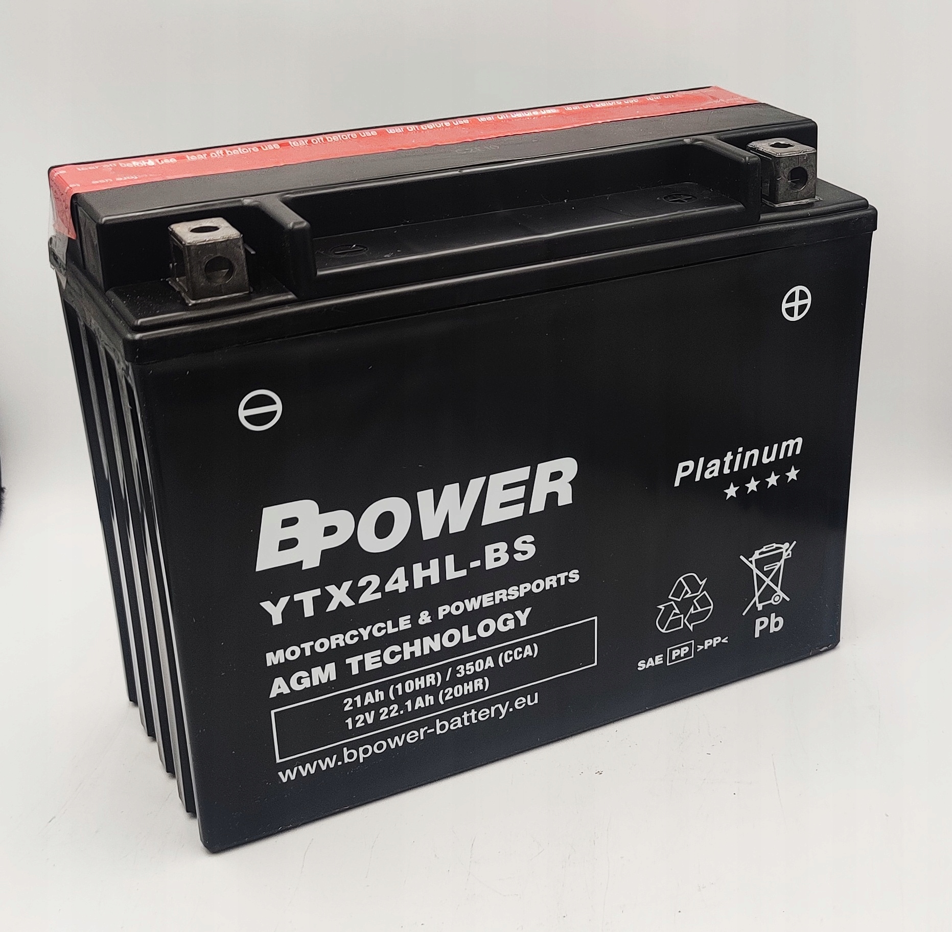 

Akumulator żelowy Agm BPower YTX24HL-BS 21Ah 350A