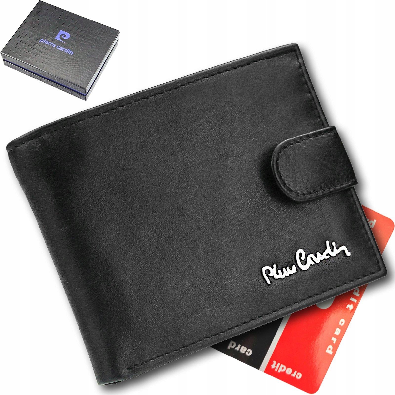 

Oryginalny Średni Portfel Pierre Cardin Skóra Nat.