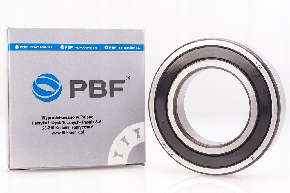 Łożysko kulkowe zwykłe PBF 6311 2RS 55 x 120 mm