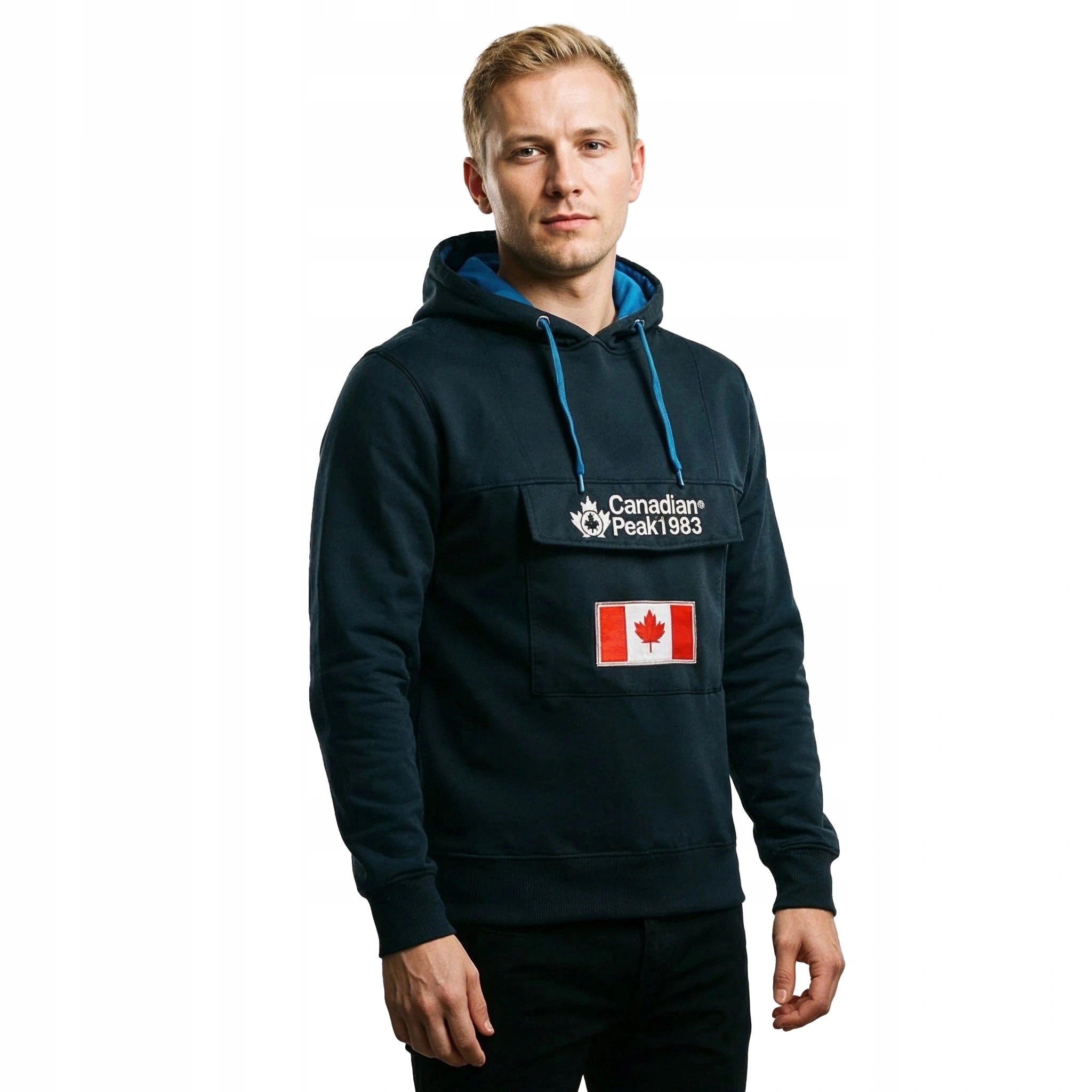 Pánská mikina Canadian Peak Gadreak sportovní s kapucí pro každodenní nošení, pohodlná