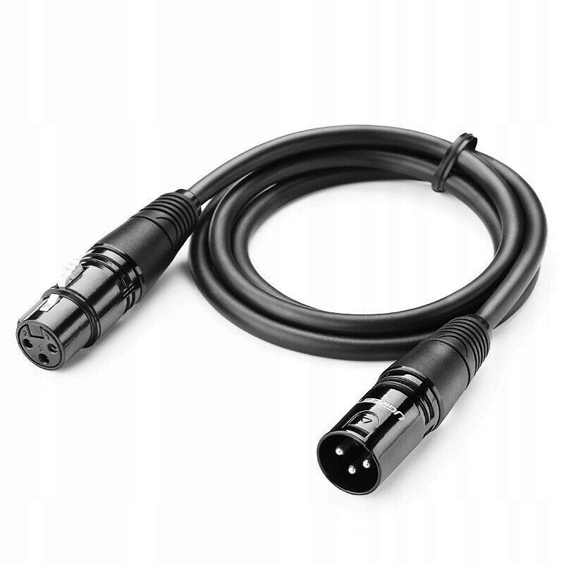 

Ugreen Kabel Xlr wtyk gniazdo 2m metalowe wtyki