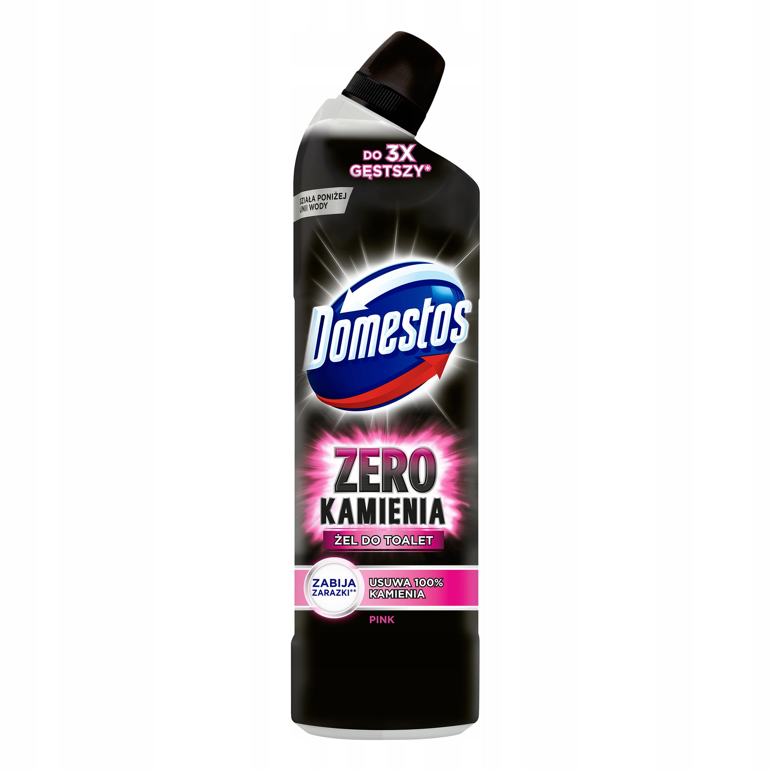 

Domestos Zero Kamienia Żel do toalet Pink 750 ml