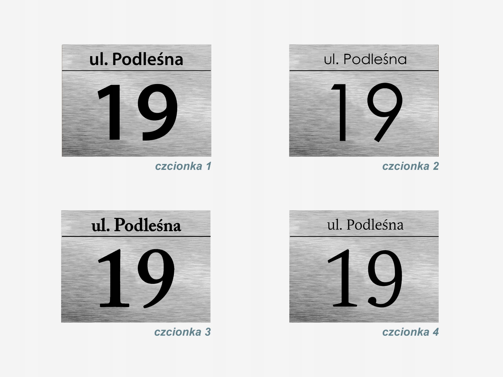 Tablica adresowa z numerem domu 40 x 30 cm Szerokość produktu 40 cm