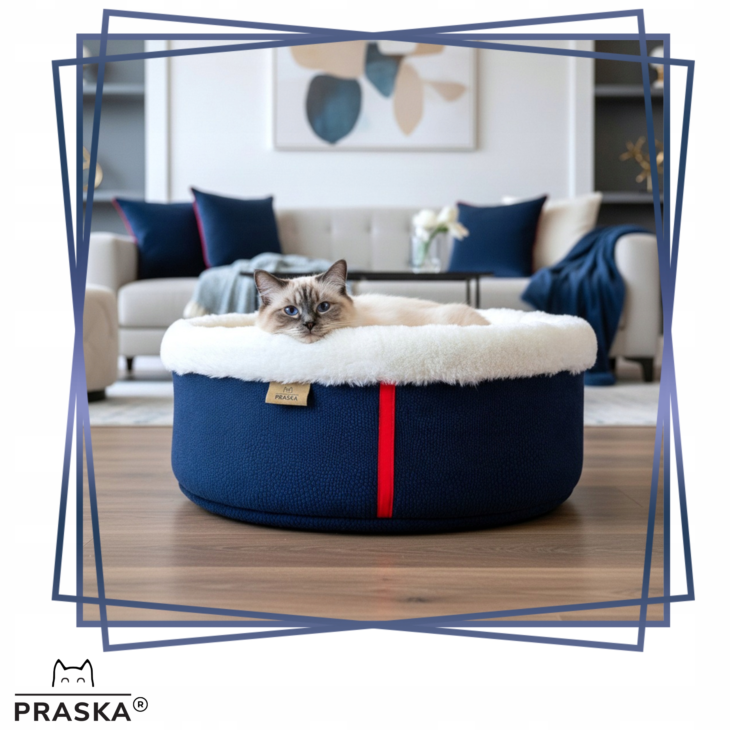 Levně Praska Pelíšek pro kočky a psa Benthouse Nest 50cm Premium