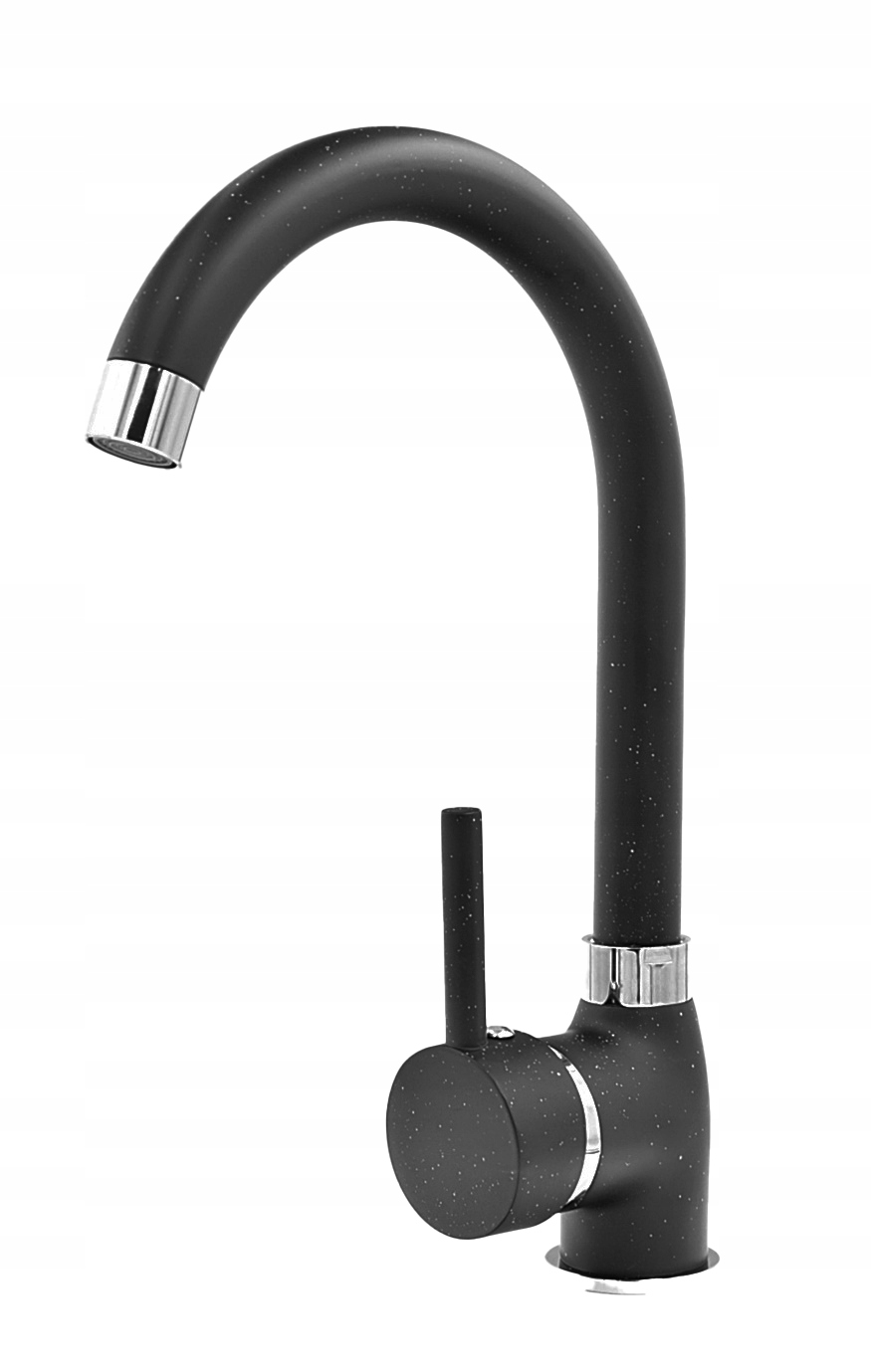 Kuchyňská baterie Beta černá s jednou pákou pro dřez