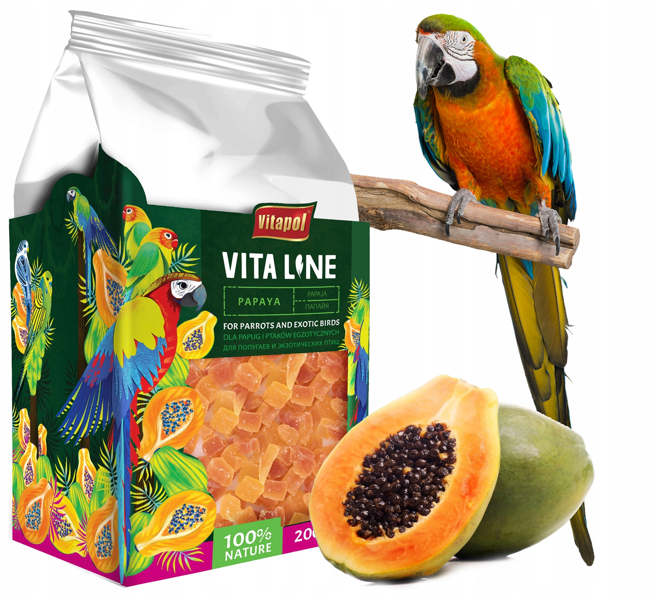 Купить СОКРОВИЩНЫЙ КОРМ ДЛЯ ПОПУГАЕВ, ПТИЦ, КАНАРЕЙКИ, ПАПАЙИ: отзывы ...