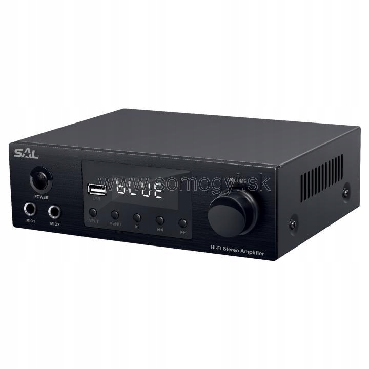 Sal Multimediálny zosilňovač, 2x50W, Bt-fm-usb
