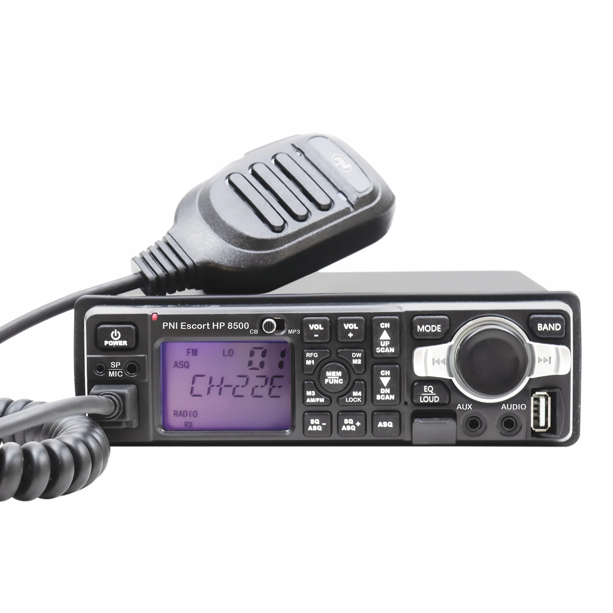 Cb rádiostanica a MP3 prehrávač Pni Escort Hp 8500 Asq obsahuje slúchadlá s