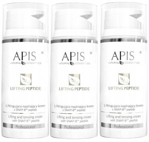 Liftingový a napínací krém s Snap-8 Mt Peptide 100 ml Apis 3 kusy