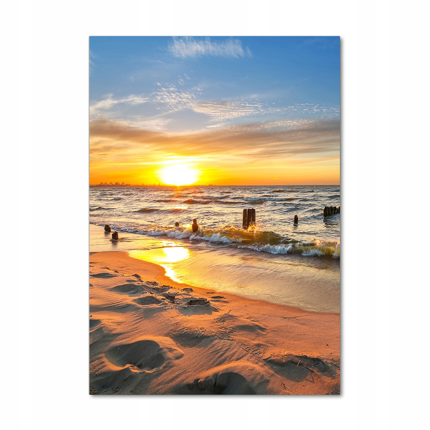 

Foto obraz akrylowy Zachód słońca morze 70x100cm