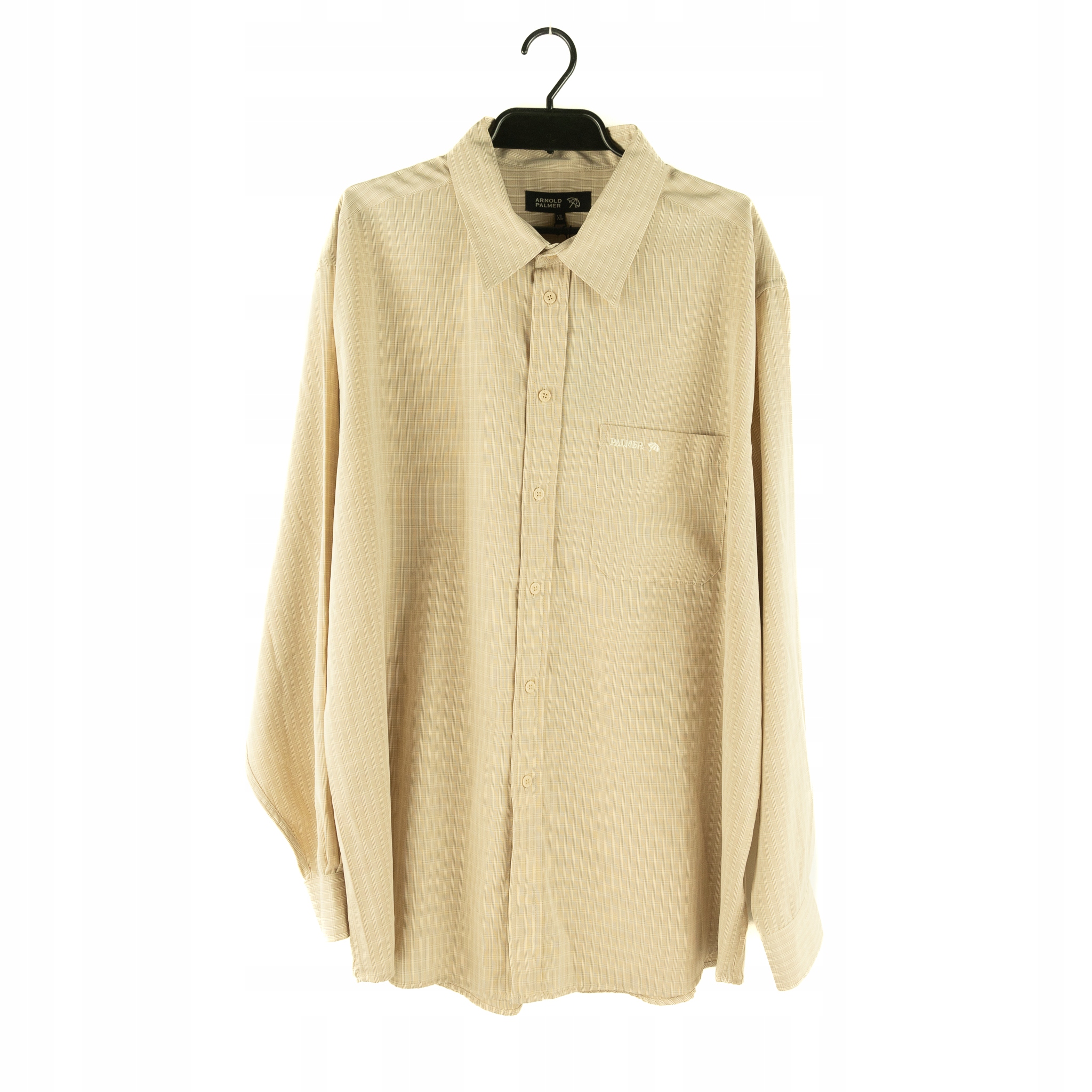 Pánská Košile Arnold Palmer Béžová Kostkovaná XL